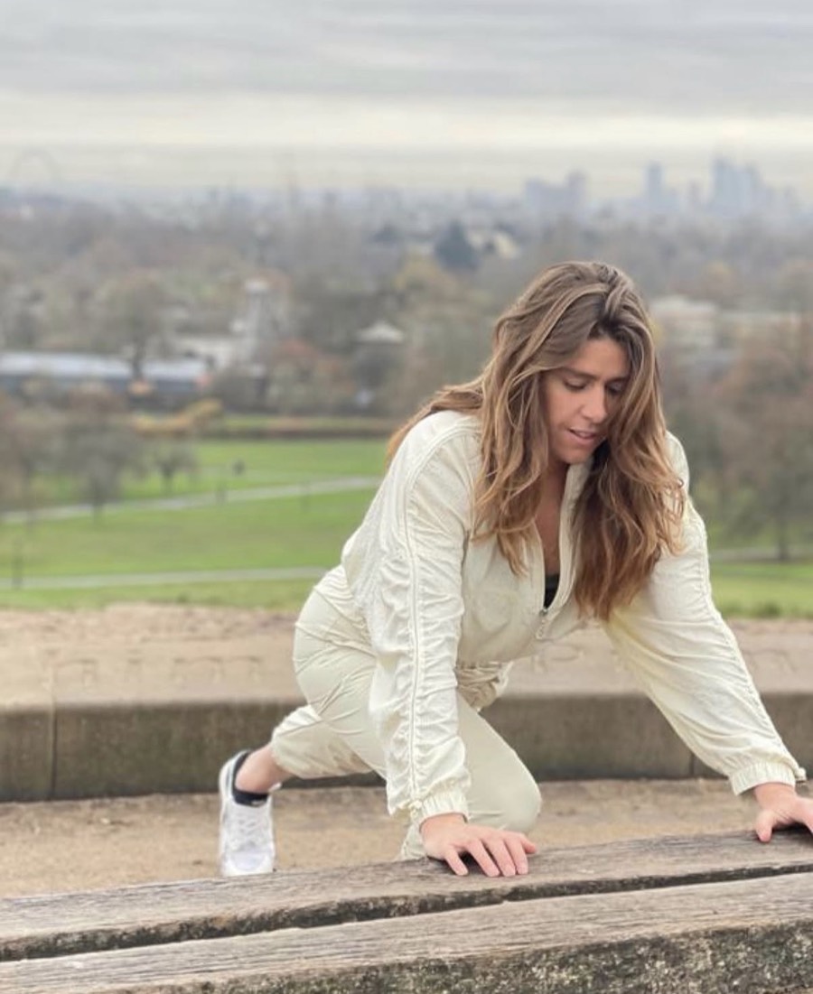 Louise Yerby outdoors on Primrose Hill
