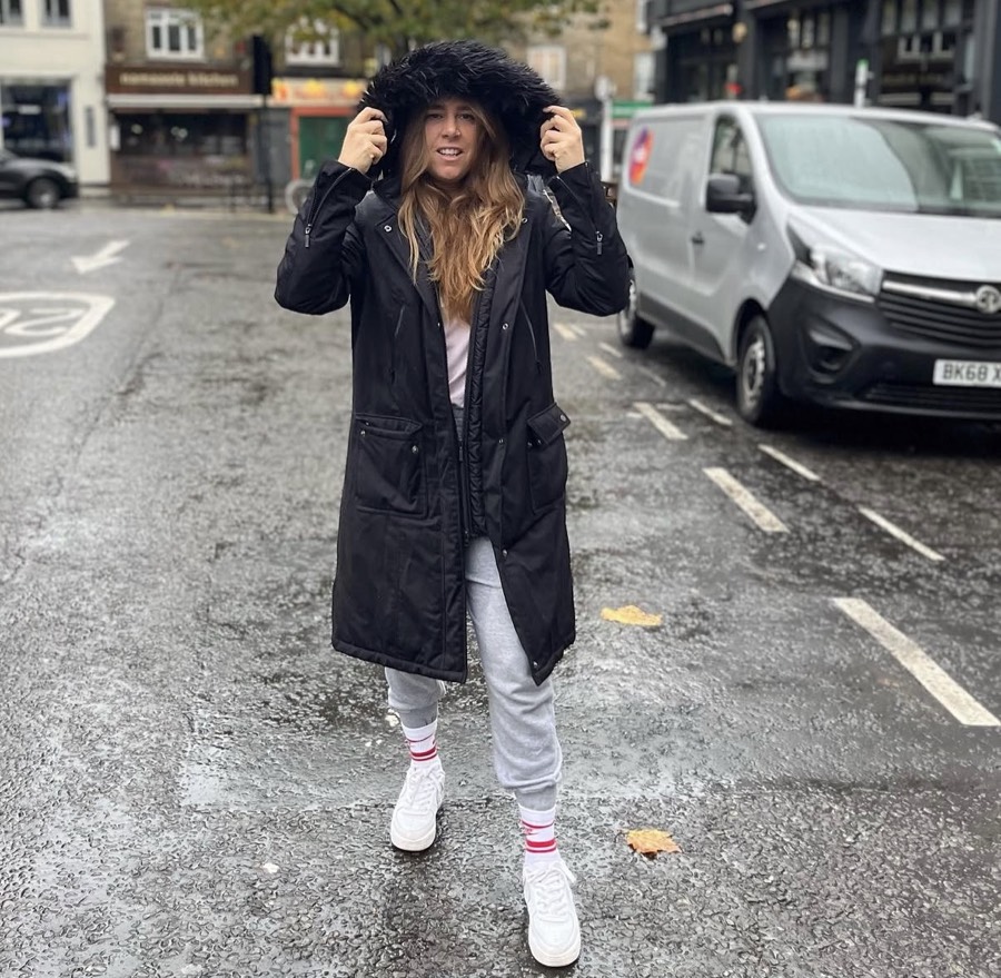 Louise Yerby out in London